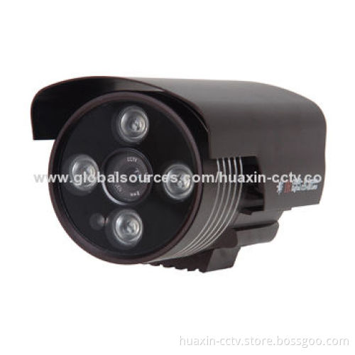 CCTV CMOS Camera with 4 Pieces of IR LEDs, 1,000TVL Resolution, 3-10W Power Consumption